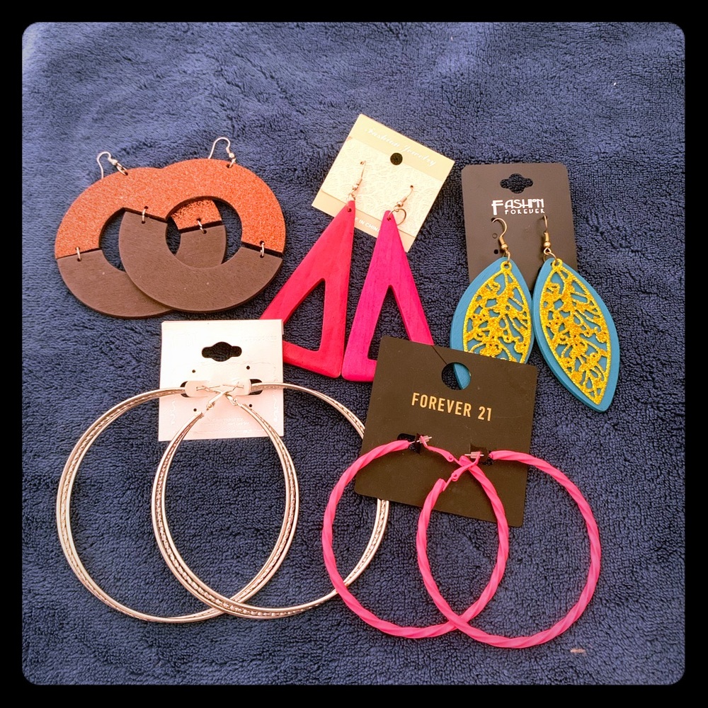 Earrings and bracelets